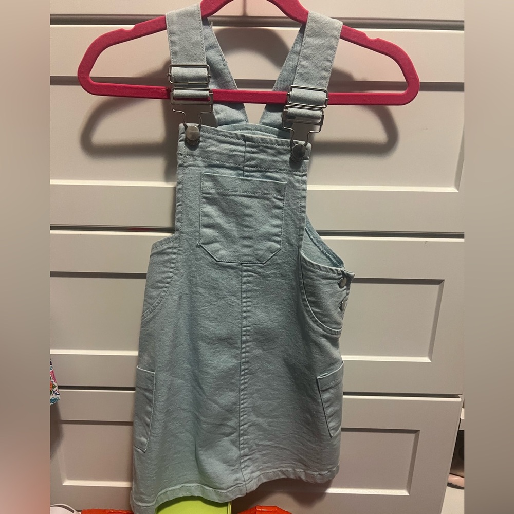 Chelsea & Violet Sky Blue Kids Overalls